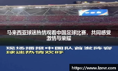 马来西亚球迷热情观看中国足球比赛，共同感受激情与荣耀